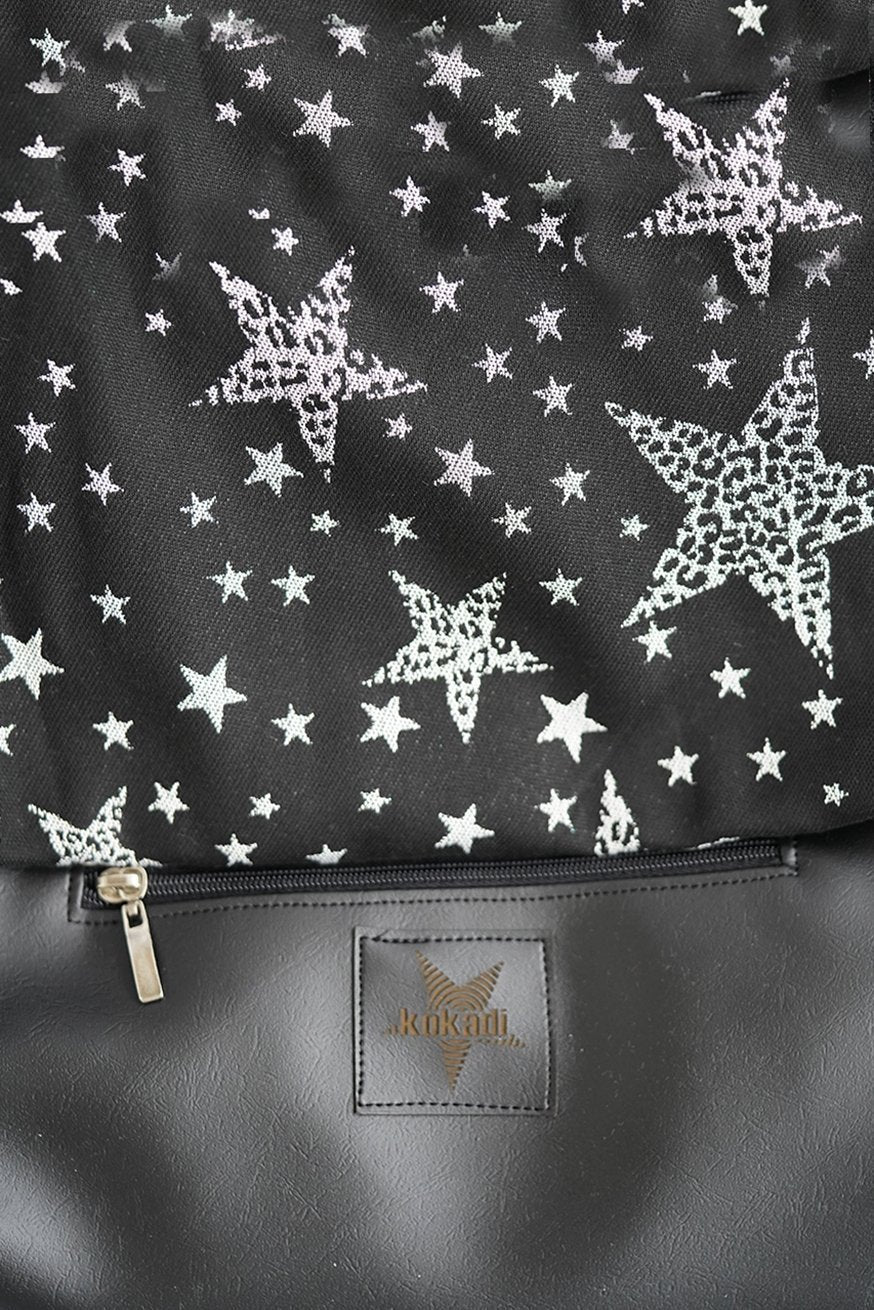 Rucksacktasche Leo Stars monochrom - KOKADI